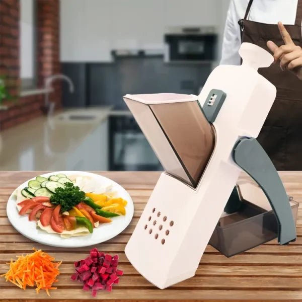 5 In 1 Mandoline Vegetable Slicer Food Chopper, Vegetable Cutter, Quick Fruit Dicer