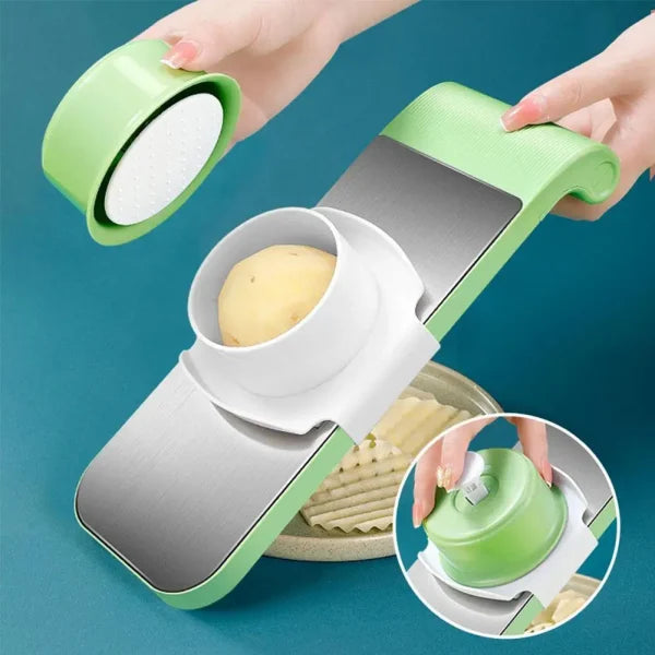 5in1 Vegetable Cutter Stainless Steel Multifunctional Grater For Vegetables Slicers Shredders Peeler