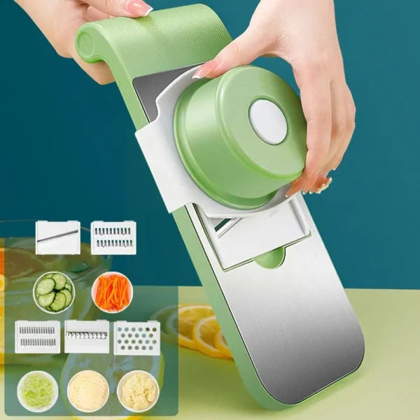 5in1 Vegetable Cutter Stainless Steel Multifunctional Grater For Vegetables Slicers Shredders Peeler