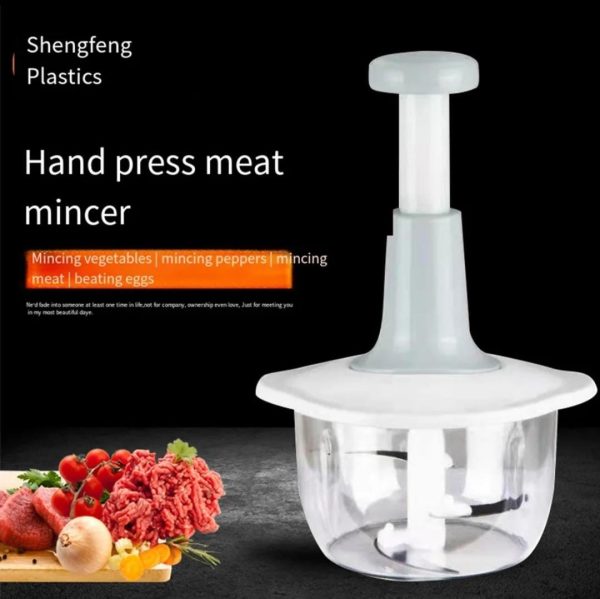 MANUAL HAND PUSH CHOPPER|VEGETABLE AND MEAT